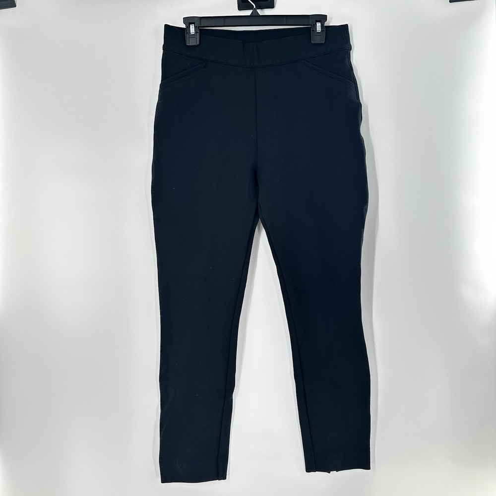 Spanx The Perfect Black Pant Back Seam Skinny Pants Size L